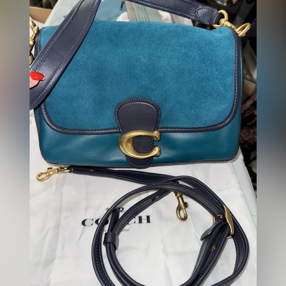 Coach suede tabby with matching wallet - Picture 2 of 7